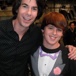Hangin' with Jerry Trainor after shooting Episode 5 of Wendell & Vinnie