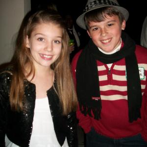 Austin and Paris Smith hanging out at a Hollywood party in March 2011