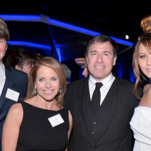 Katie Couric Tom Hooper David O Russell and Jennifer Lawrence