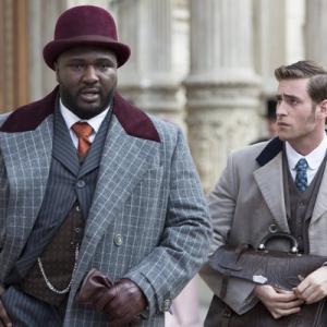 Still of Nonso Anozie and Oliver JacksonCohen in Dracula 2013