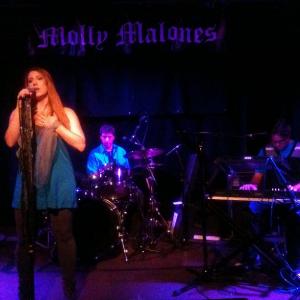 Cecilia CC Wyle The Reveal band at Molly Malones in Los Angeles