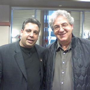 on the left Richard F Law and on the right Harold Ramis