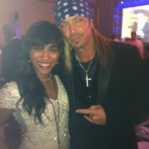 Brett Michaels and I at Celebrity Fight Night