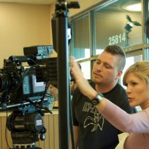 Directing on set of A Separate Life