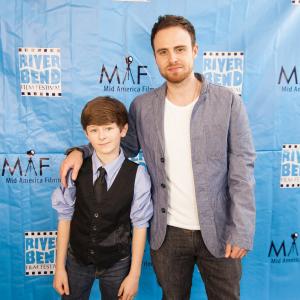 Jordon Hodges and Joe Cipriano at the River Bend Film Festival