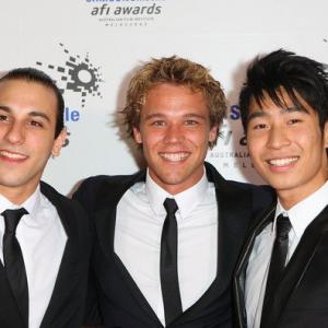 Deniz Akdeniz Chris Pang and Lincoln Lewis  AFI Awards 2010