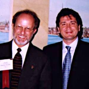 President of AFCI Association of Film Commissioners International Ward Emling and AFCI Director Rino Piccolo Los Angeles 2005