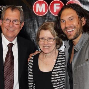Tim and Kathy Bowles on the Red Carpet with Andy Bowles for the World Premier of 