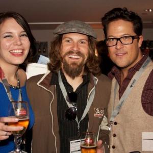 Mallory Carrick Andy Bowles and Michael DeVous at PM lounge of Dallas International Film Festival