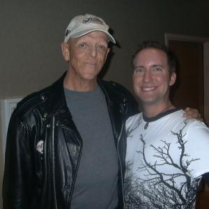 With actor Michael Berryman at the Crypticon Horror Convention November 2008