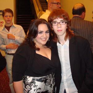 Edward Gelbinovich and Nikki Blonsky at the Harold premiere in NYC on April 30th 2008