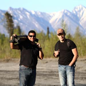 Tom Mireles and Jeff Keels right on location in Alaska