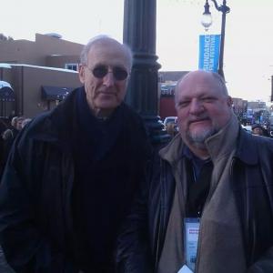 James Cromwell (left) Jay Wesley Cochran (right) at 2011 Sundance Film Festival.