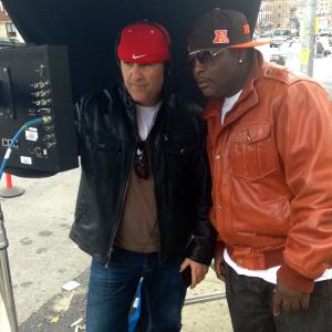 Kevin Breslin with recording artist, music producer and actor Mikey Jay
