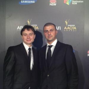 Maroun Joseph and K.G. Donovan at AACTA Awards in Sydney