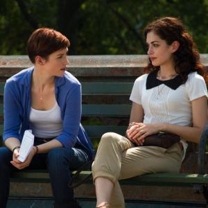 Still of Chyler Leigh and Justine Cotsonas in Taxi Brooklyn