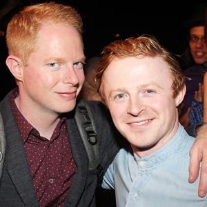 Conor MacNeill and Jesse Tyler Ferguson attend the after party for the 40th Birthday of A Chorus Line Under the Stars at the 2014 Public Theater Gala at Central Park's Delacorte Theater on June 23, 2014 New York City.