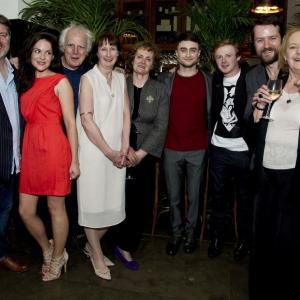 Conor MacNeill and cast of 'The Cripple of Inishmaan' attend press night afterparty at the National Portrait Gallery Cafe in London on June 18, 2013.