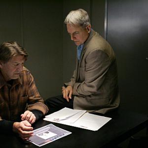 Still of Peter Coyote and Mark Harmon in NCIS Naval Criminal Investigative Service 2003
