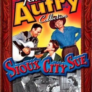 Gene Autry Sterling Holloway and Lynne Roberts in Sioux City Sue 1946