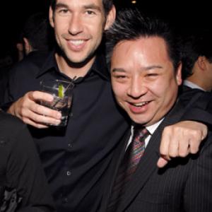 Doug Ellin and Rex Lee at event of Entourage 2004