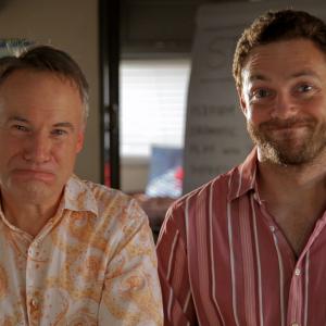 Still of Jim Meskimen and Ross Marquand in Impress Me (2015)