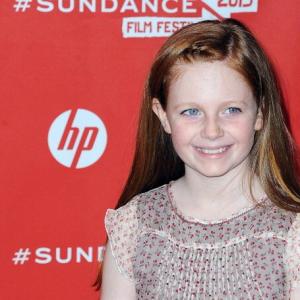Actress Clare Foley attends the Very Good Girls premiere at the Eccles Center Theatre during the 2013 Sundance Film Festival