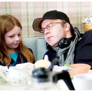 Clare Foley with director Tom McCarthy