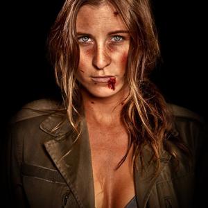 Official Promo Shot of Gabrielle Stone as Nikki Slater in Zombie Killers: Elephant's Graveyard