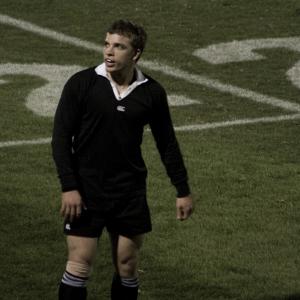 Julian Shaw portrays a troubled rugby player in an upcoming production.