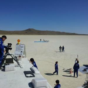 Black Rock Desert in Nevada shooting the Samsung Galaxy Space Balloon Project
