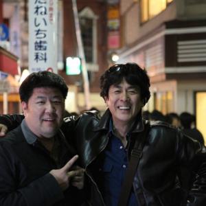 In Tokyo with TAKAMINE actor Hatsunori Hasegawa.