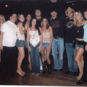 Magnum on location in 2008 with some of his models and other models on one of the Music Video Filming Sets for the Band Blackhawk! This was in Nashville, TN
