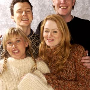 Patricia Arquette, Miranda Otto, Michel Gondry and Rhys Ifans at event of Human Nature (2001)