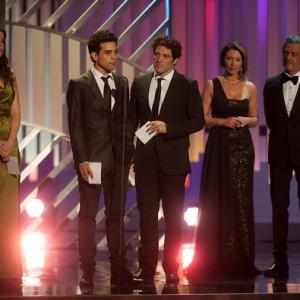 Rafael Morais accepting award at the Golden Globes  Portugal