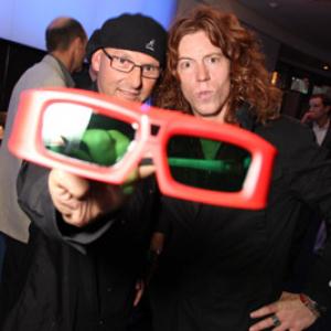 Shaun White and Steve Lawrence at event of X Games 3D The Movie 2009