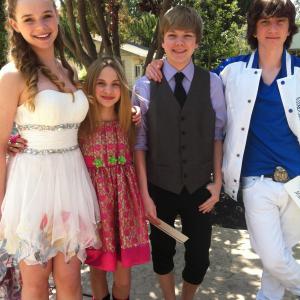 Cast of Family Channels DEBRA! At the Young Artist Awards 2012 Niamh Wilson Camden Angelis Will Jester Austin Macdonald