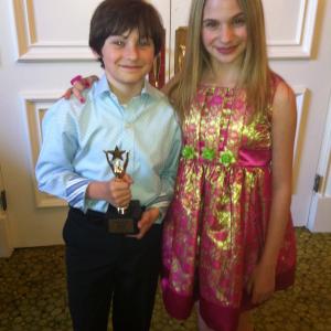 Camden Angelis and Jared Gilmore Young Artist Awards 2012