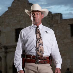 Publicity Photo - FRONTERA - Todd Allen as Texas Ranger, Carson Clark