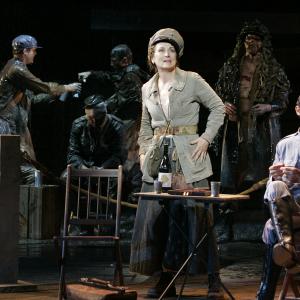 With Meryl Streep in the Public Theatres Mother Courage New York 2006