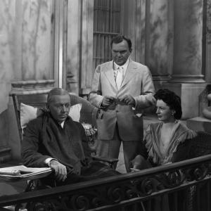 Geraldine Fitzgerald, Alexander Knox, Katherine Locke and Thomas Mitchell in Wilson (1944)