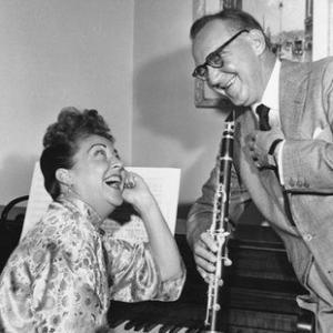 Ethel Merman and Benny Goodman circa 1955