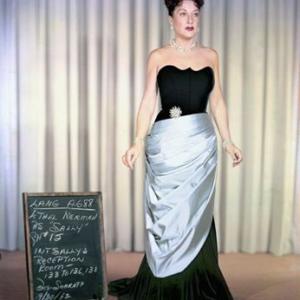Ethel Merman wardrobe test for Call Me Madam 1953 20TH Century Fox