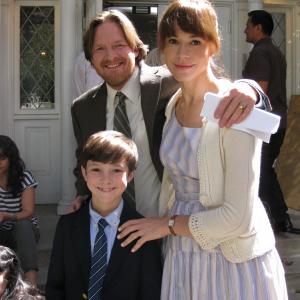 Donal Logue, France O'Connor and Griffin as the Turner family on the pilot, Hallelujah.
