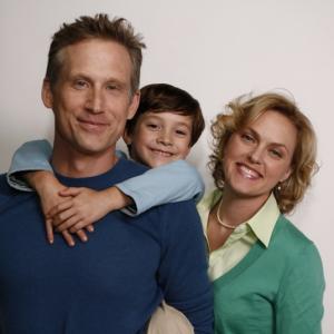 Reed Diamond Griffin Cleveland and Elaine Hendrix as the Talbot family from Castle  When the Bough Breaks  Season 2 Episode 5