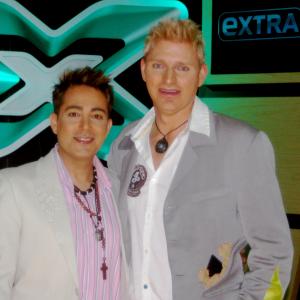 Patrik Simpson and Pol' Atteu Authors of Anna Nicole Smith - Portrait of An Icon interviewed on Extra!