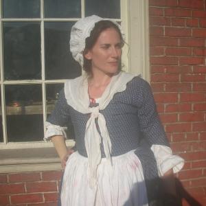 Extra Work. Playing a colonial mother in 