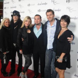 At the premier of Dead Awake with husband Justin Urich