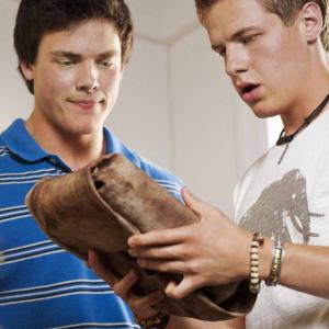 Still of Kevin G. Schmidt and Wesley Morgan in Unnatural History (2010)