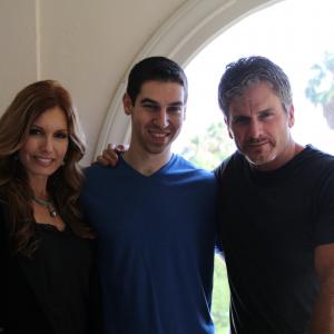 Michael Matteo Rossi with Tracey E. Bregman and Jon Briddell on set of Misogynist